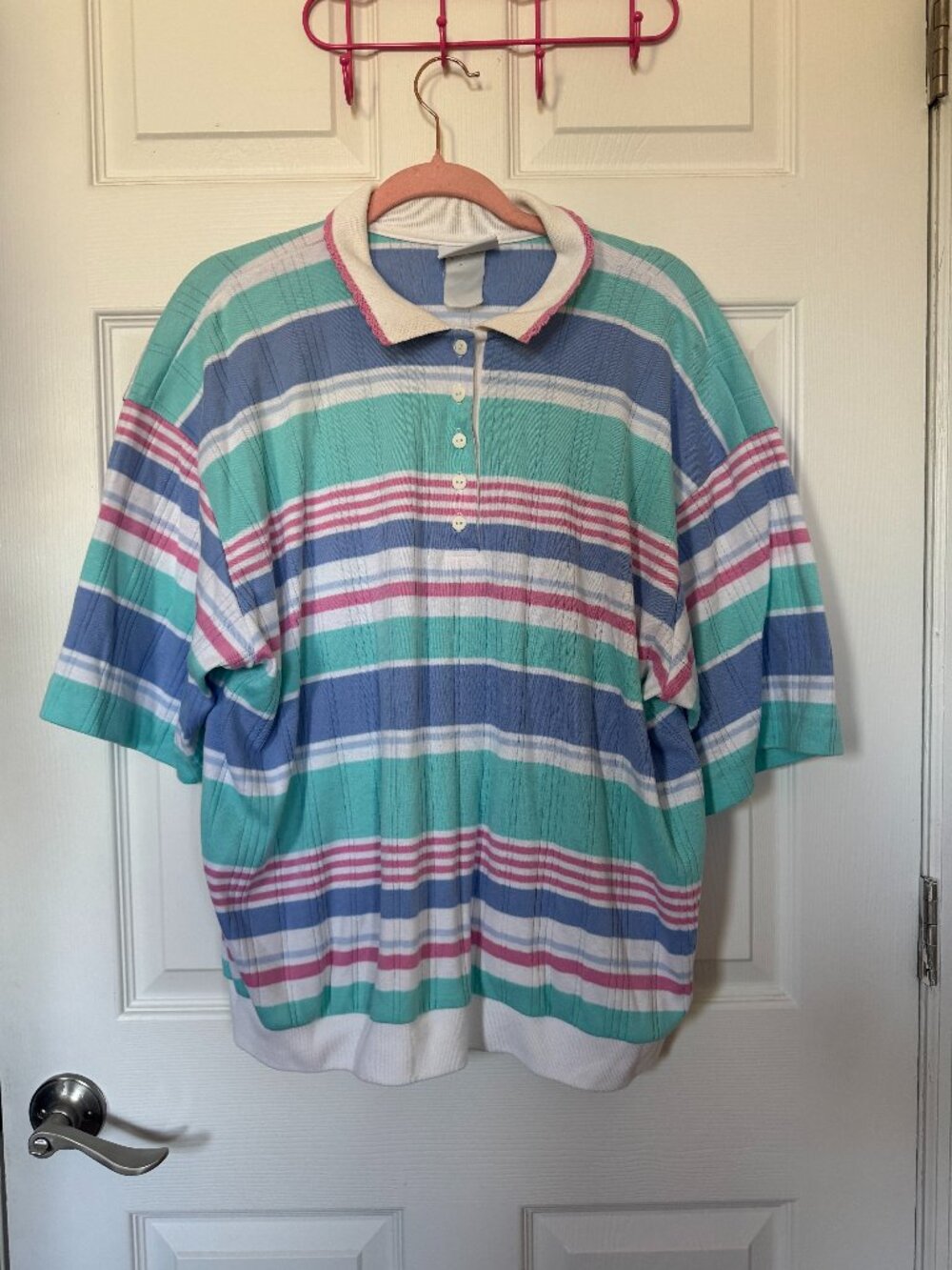 Vintage 90s Jantzen Polo T-Shirt